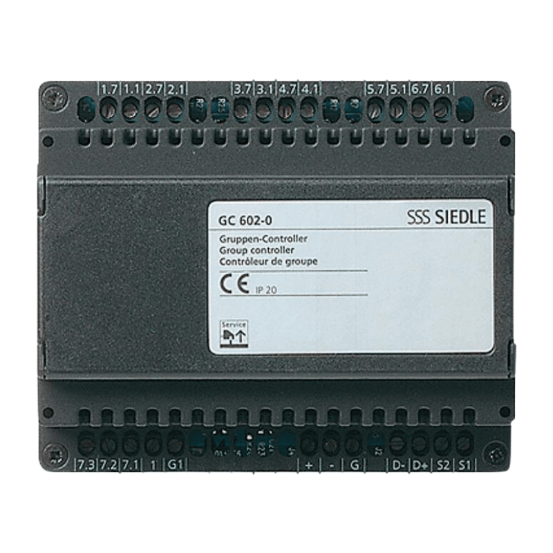 Siedle GC 612-0 Gruppen-Controller – 1+n-Technik, interner Sprechverkehr, schwarz