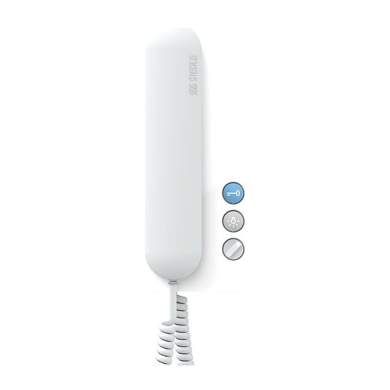 Siedle HTS 811-0 WH/W Haustelefon – 1+n, Hörer, weiß-hochglanz