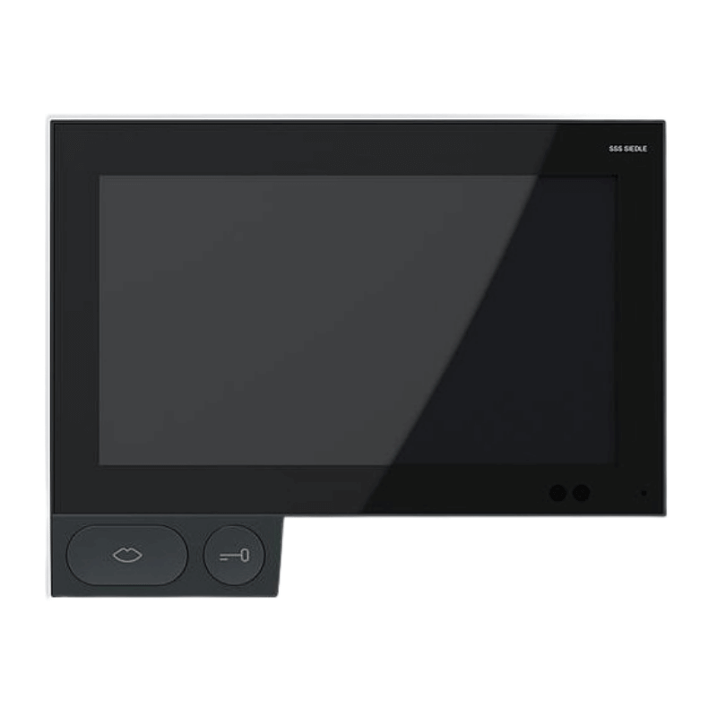 Siedle A 180-10 S IP-Video-Innenstation Axiom – Wandversion, ohne Hörer, schwarz-grau