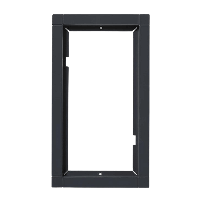 Siedle KR 611-2-1-0 AG Kombi-Rahmen Vario – 2-fach, 131x231x15mm, Dichtung, anthrazit-grau