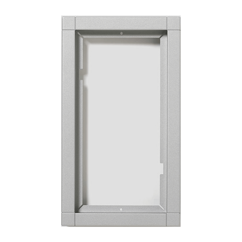 Siedle KR 611-2/1-0 SM Kombi-Rahmen – 2-fach, silber metallic