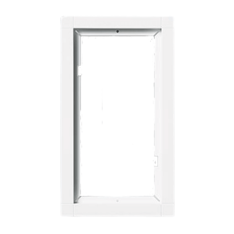 Siedle KR 611-2-1-0 WH Kombi-Rahmen Vario – 2-fach, 131x231x15mm, Dichtung, weiß