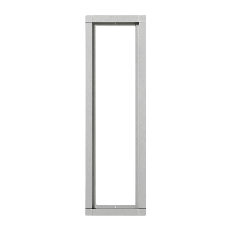 Siedle KR 611-4/1-0 SM Kombi-Rahmen – 1x4-fach, silber metallic