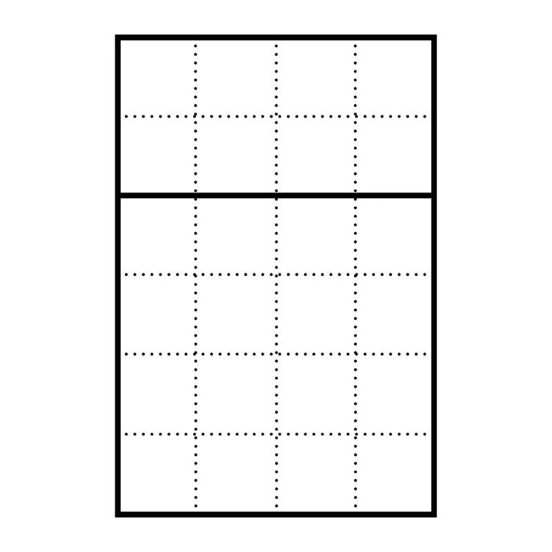 Siedle KR 611-6/4-0 A SM Kombi-Rahmen – 24-fach, silber metallic