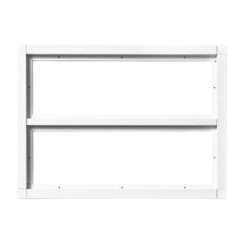 Siedle KR 613-2 AG Kombi-Rahmen Vario – 2-fach, Modernisierung, Aluminium, anthrazitgrau
