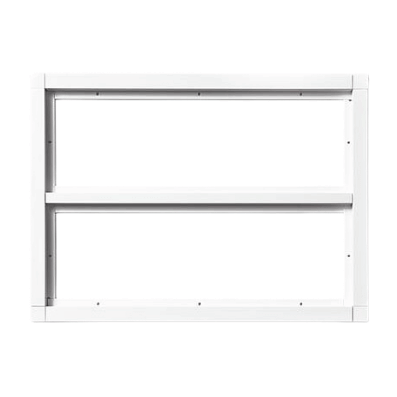 Siedle KR 613-2 W Kombi-Rahmen Vario – 2-fach, Modernisierung, Aluminium, weiß