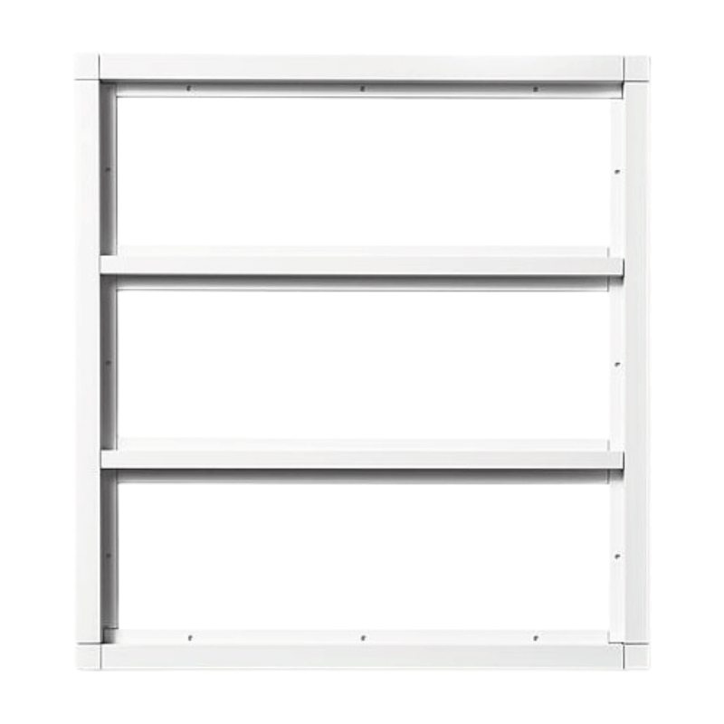 Siedle KR 613-3 W Kombi-Rahmen Vario – 3-fach, Aluminium, weiß