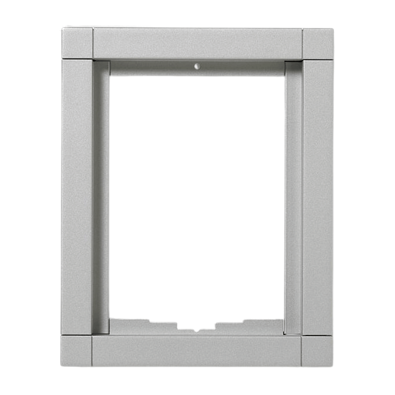 SIEDLE Kombirahmen KR 611-1/1-0 SM – 1-fach, silber metallic