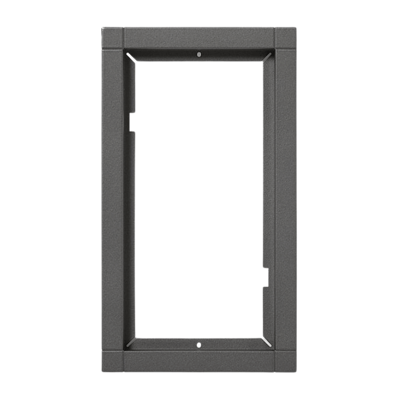 Siedle KR 611-2/1-0 DG Kombi-Rahmen – 2-fach, Kunststoff, dunkelgrau