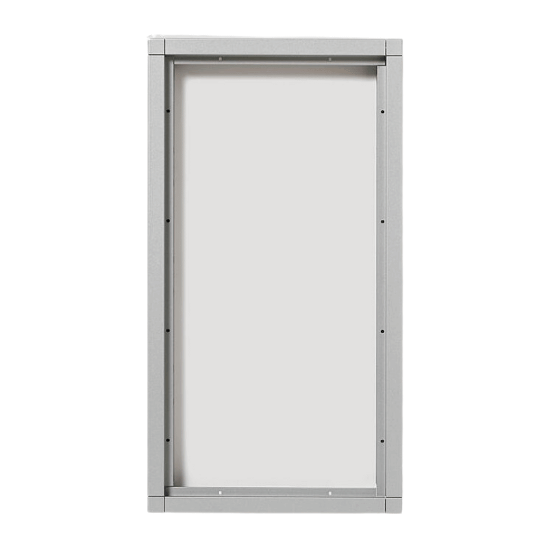 Siedle Kombirahmen KR 611-4/2-0 SM – 8-fach, silber metallic