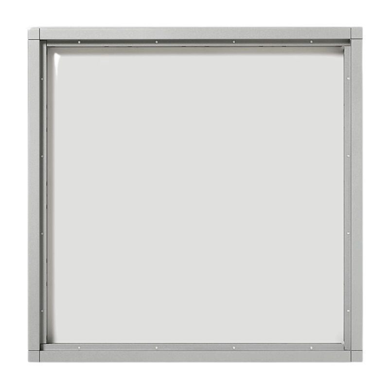 SIEDLE Kombirahmen KR 611-4/4-0 SM – 16-fach, silber metallic