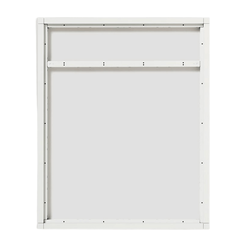 Siedle KR 611-5/4-0 W Kombi-Rahmen – 20-fach, Aluminium, Unterputz, Diebstahlsicherung, weiß