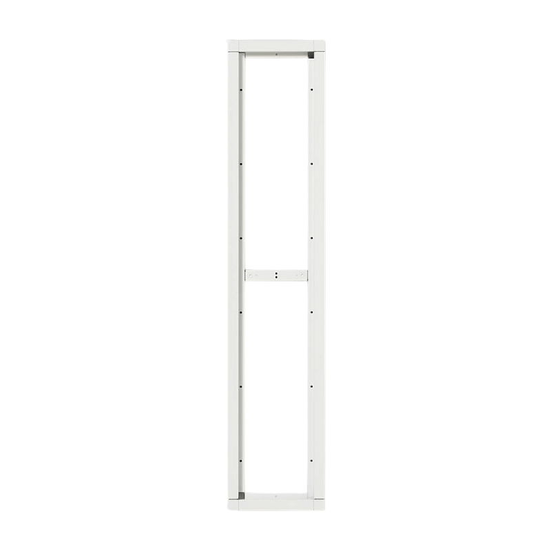 Siedle KR 611-6/1-0 W Kombi-Rahmen – 1x6-fach, Aluminium, Unterputz, weiß