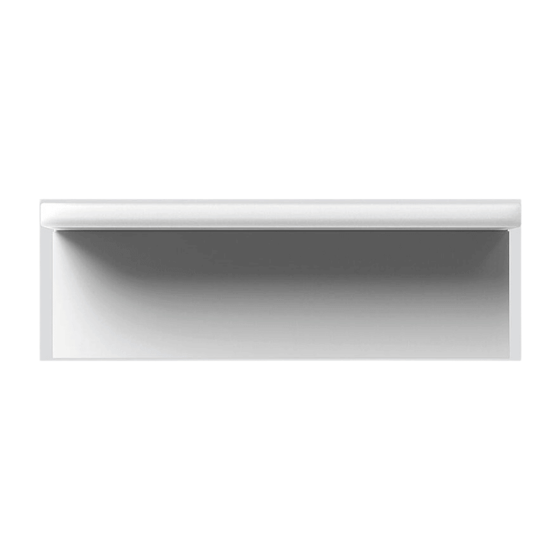 Siedle LEDF 600-3/1-0 LED-Flächenleuchte Vario – Infoschild, 299x99 mm, weiß