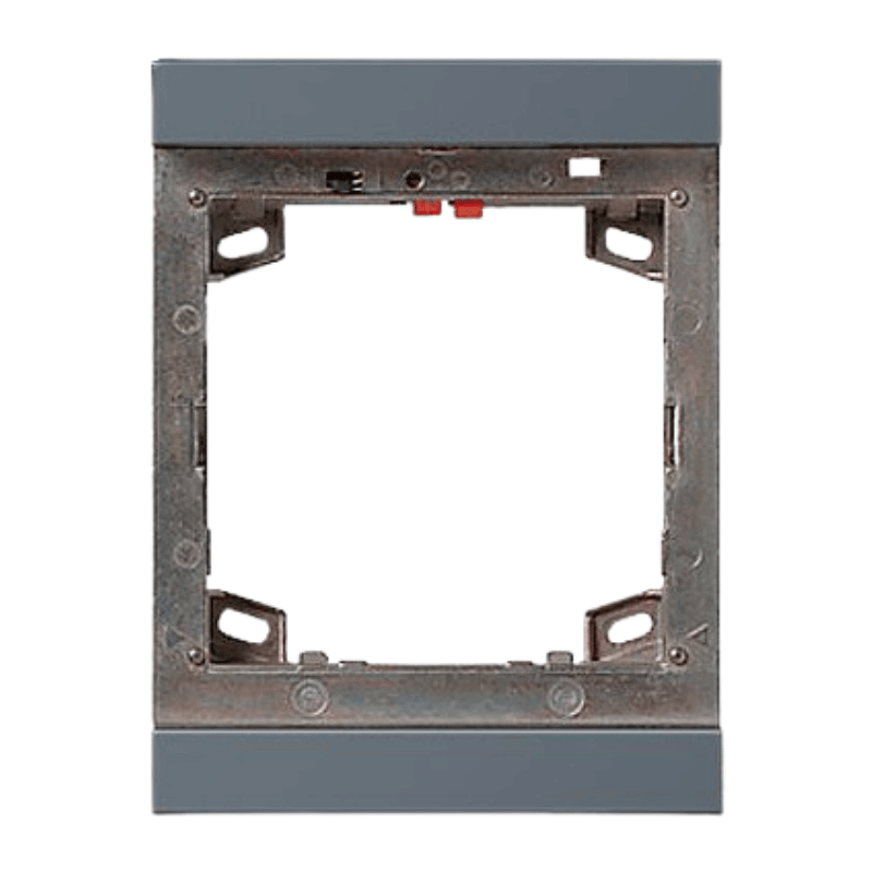 Siedle MR 611-1/1-0 DG Montagerahmen – 1-fach, Diebstahlsicherung integrierbar, Edelstahl, dunkelgrau glimmer