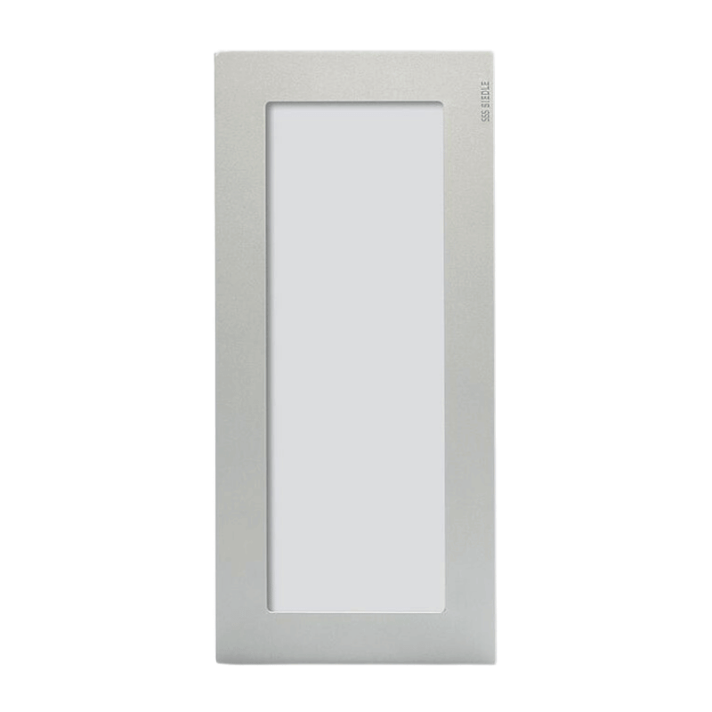 SIEDLE Nachrüstblende VA/NB 611-3/1-0 SM – Vario, 3-fach, silber metallic