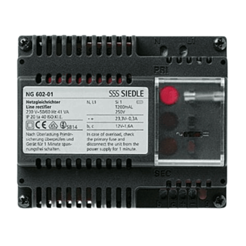 Siedle NG602-01 Netzgerät – REG, 1+n, inkl. LEDs, 230 V AC, 6TE