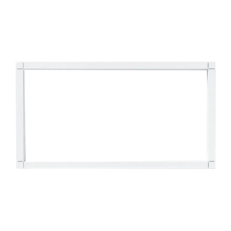 Siedle Putzblende PB 611-4/2-0 W – Vario, für 2 BKV 611-4/1-0 oder 1 BKV 611-4/2-0, weiß