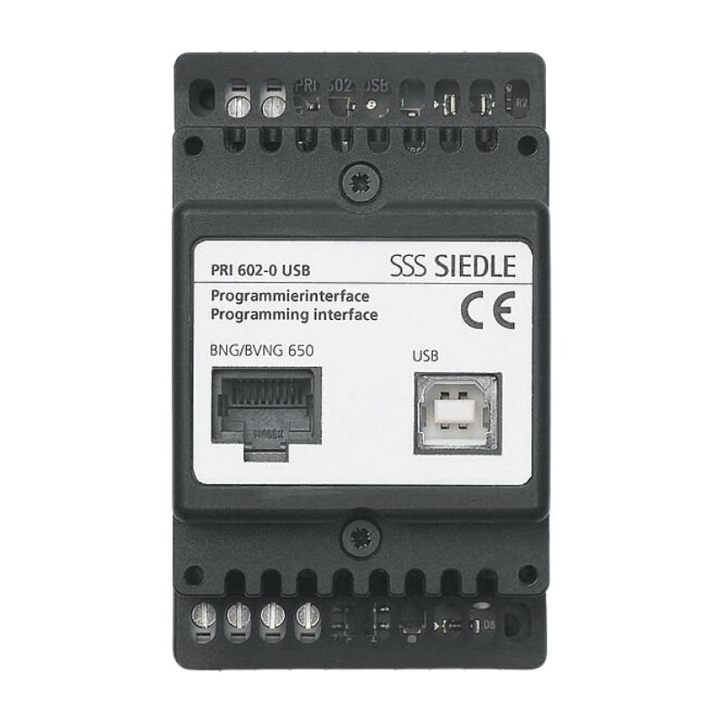 Siedle Programmierinterface PRI 602-01 – USB, In-Home-Bus, Vario-Bus, Schalttafel