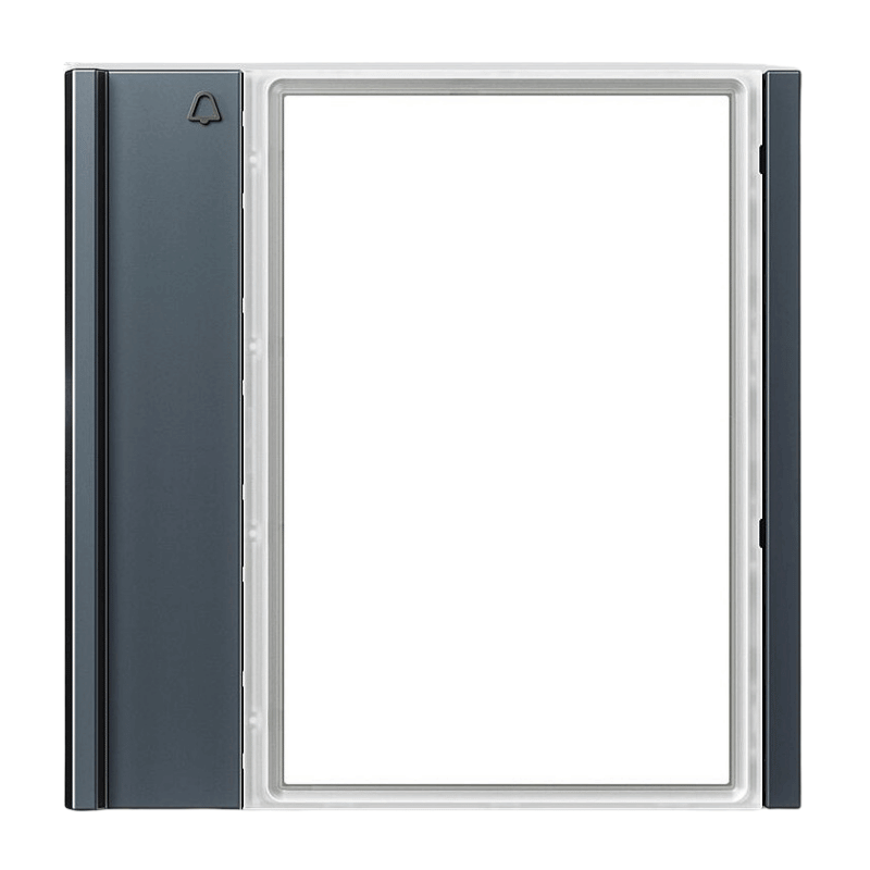 Siedle Ruftasten TM 700-1-0 AG – Vario, 1-fach, Namensschild, hinterleuchtet, anthrazitgrau