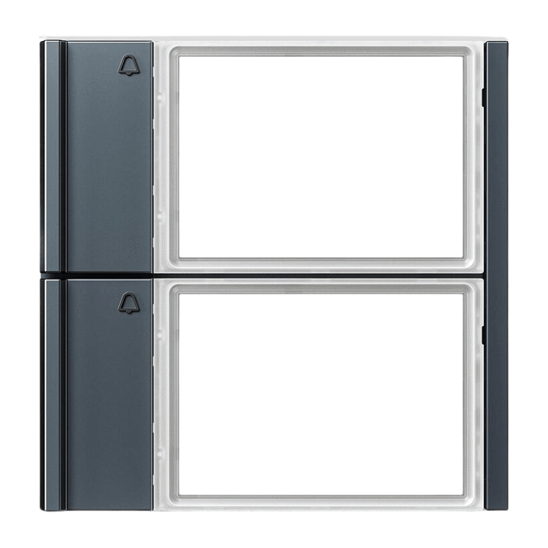 Siedle TM 700-2-0 AG Ruftasten Vario – 2-fach, anthrazitgrau
