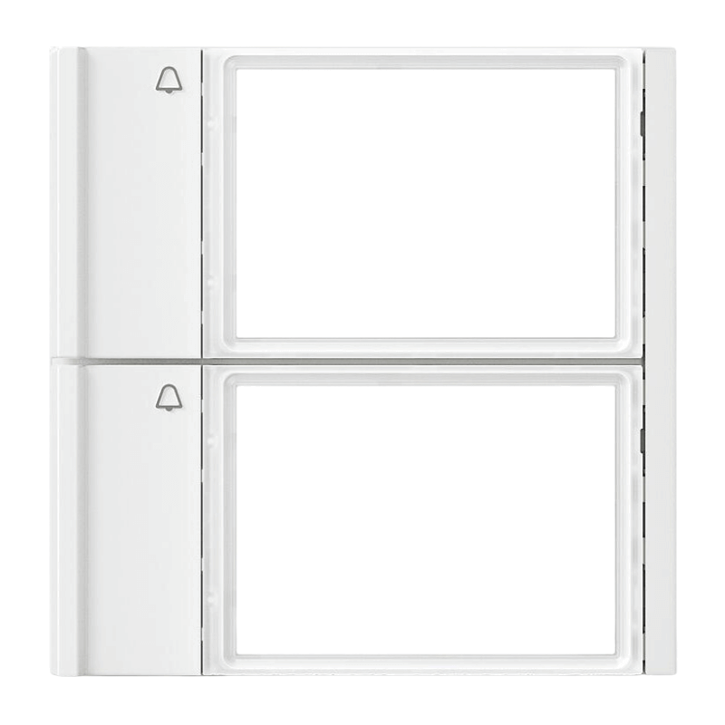 Siedle TM 700-2-0 W Ruftasten Vario – 2 Ruftasten, weiß