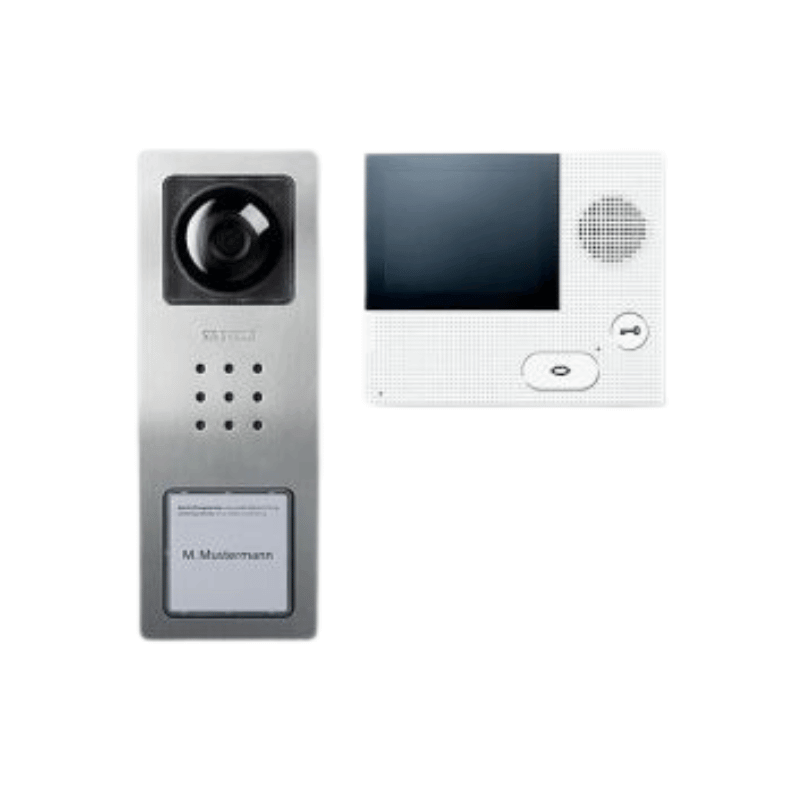 Siedle SET CVB 850-1 E/W Video-Set – Basic, In-Home-Bus, 1x Innenstation, weiß | edelstahl