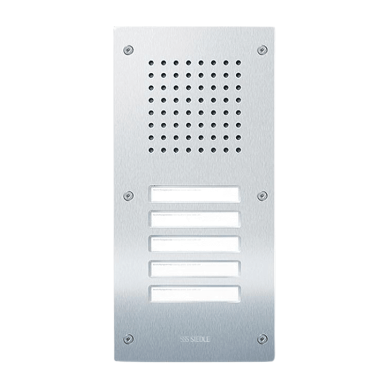 Siedle CL 111-5 N-02 Türstation Audio Classic – 5 Ruftasten, 1+n-System, edelstahl gebürstet