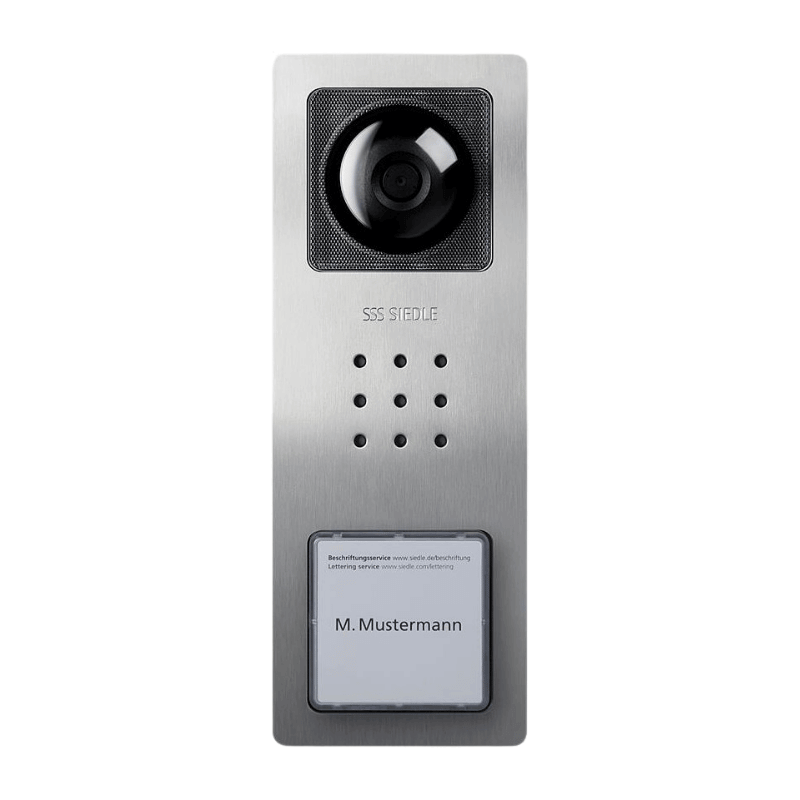 Siedle CV 850-1-04 E Video-Türstation Compact – In-Home-Bus, 1 Ruftaste, Rufen, Sprechen, Sehen