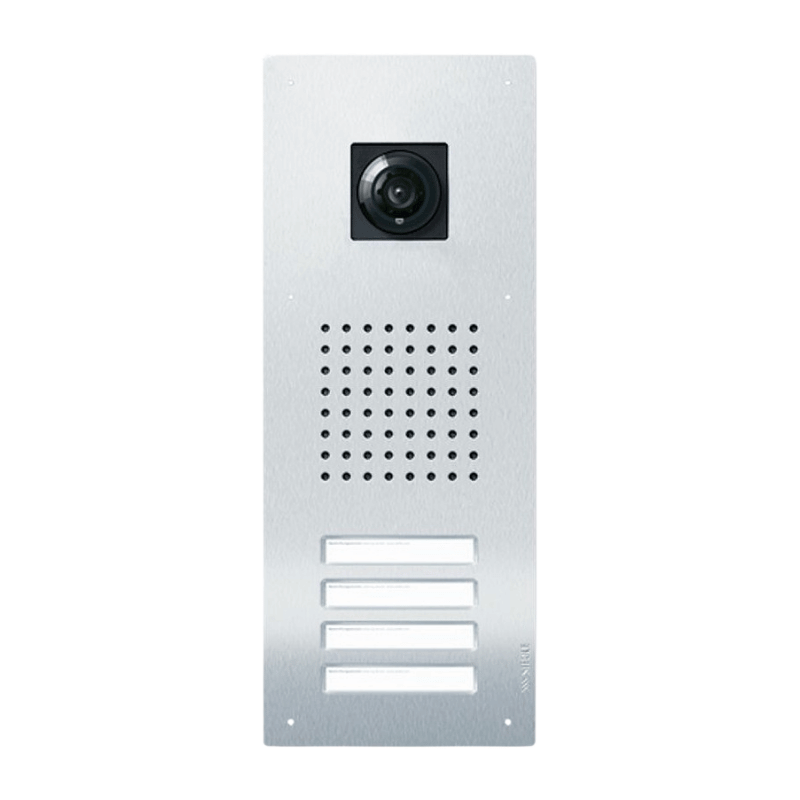 Siedle F CL V130 04 B-01 Video-Türstation Classic – In-Home-Bus, 4-fach, edelstahl gebürstet
