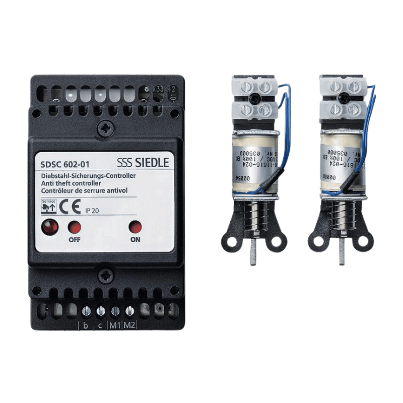 Siedle ZDS/CL Diebstahlschutz Classic – Einbau, elektromechanische Verriegelung