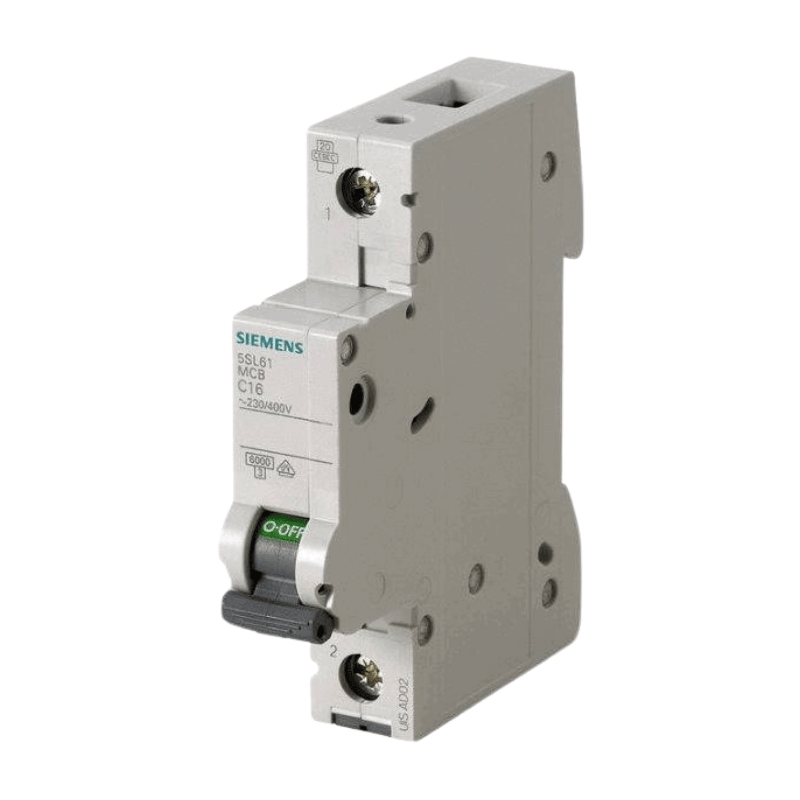 Siemens 5SL6116-7 Sicherungsautomat – Typ C, 1-polig, C16A