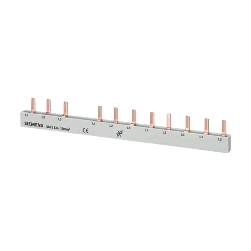 Siemens 5ST3624 Stift-Sammelschiene – 3-phasig / N+8xPhase, 10mm²