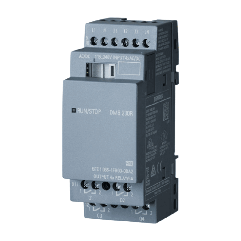 Siemens 6ED1055-1FB00-0BA2 LOGO! Erweiterungsmodul – 230 V, 4DE/4DA, Relais