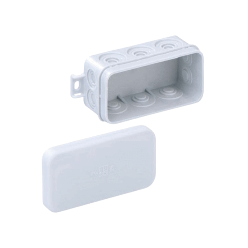 Spelsberg MINI25-L Verbindungsdose – 89×43×37 mm, ohne Klemmen, grau