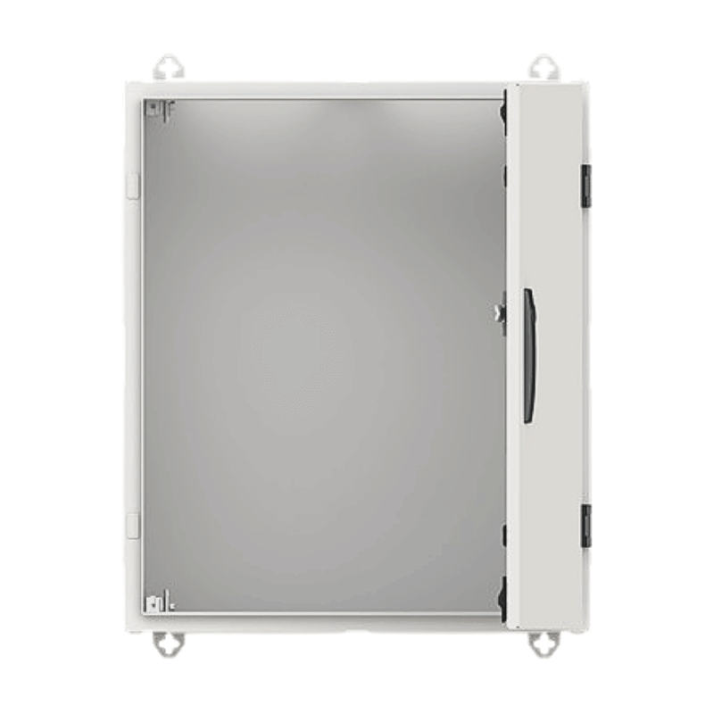 Striebel & John Zählerschrank leer TL204G – 650x550 mm, TwinLine N, Wand, 2-reihig, 96 PLE, IP55