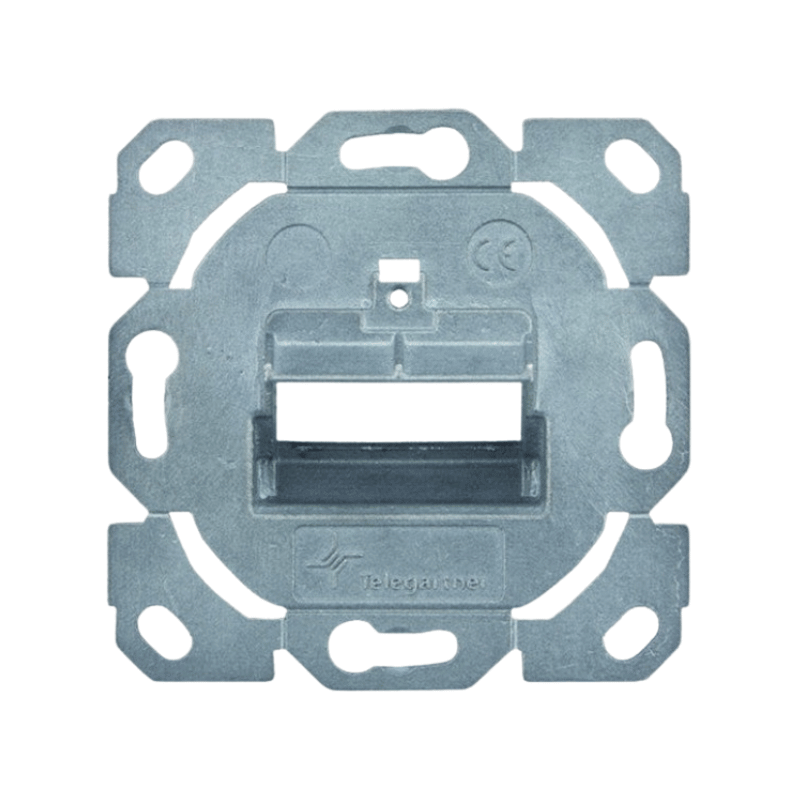 Telegärtner 100021426 Modulaufnahme – für AMJ-S, designfähig, UP0, 1-fach/2-fach
