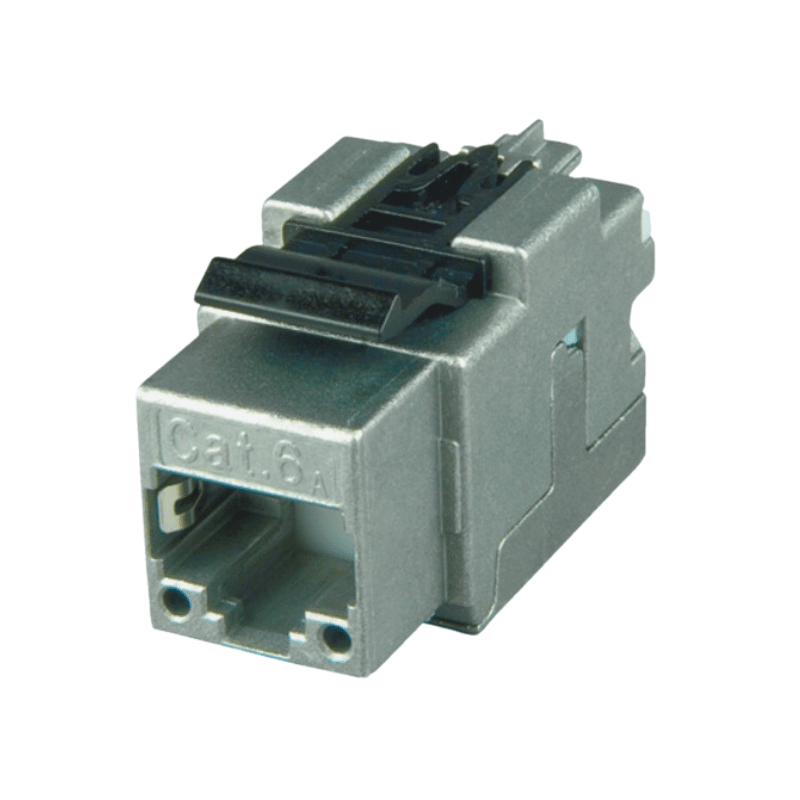 Telegaertner J00029K0036 Keystone-Anschlussbuchse – Cat. 6a, RJ45