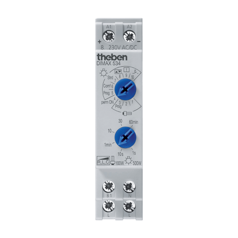 Theben Universal-Dimmaktor 5340001 – DIMAX, R-L-C-Lasten, Soft-EIN/AUS
