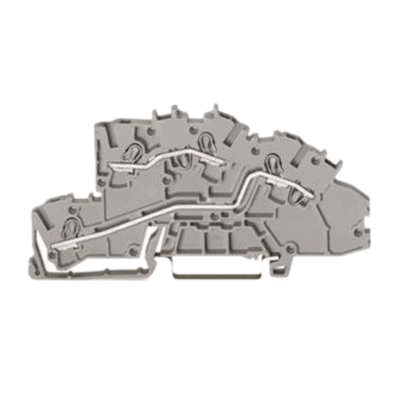 Wago 2003-7642 Etagenklemme 0,25–2,5 mm² – Serie 2003,  L/L, grau, 25 Stück
