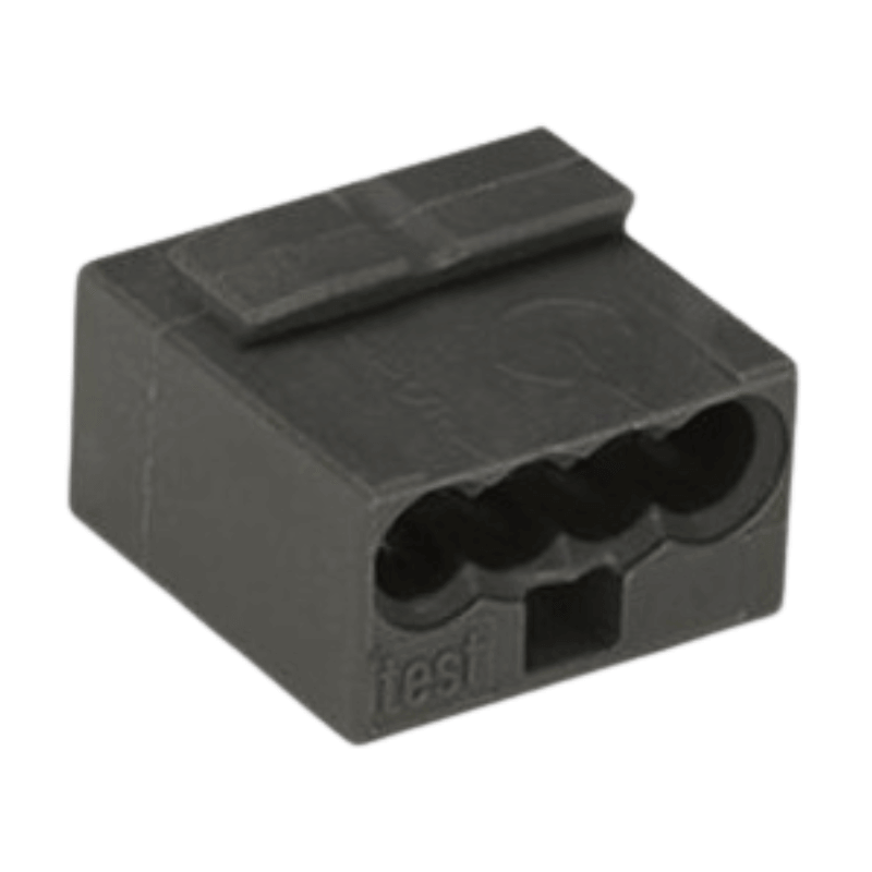 Wago 243-204 MICRO-Verbindungsdosenklemme – Serie 243, 4x0,6-0,8mm², 100 Stück