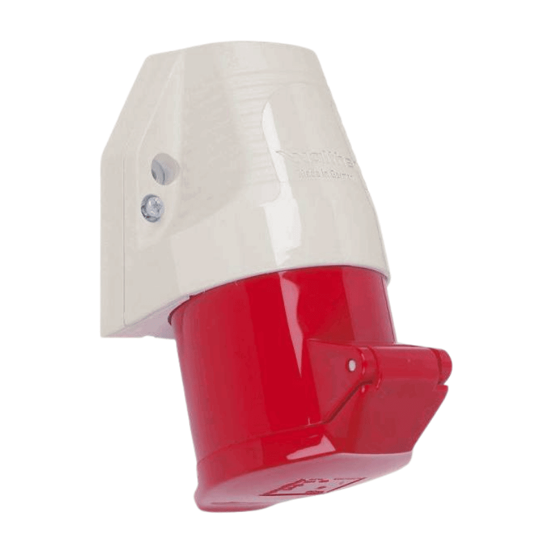 Walther 130 Wandsteckdose – 32A, 5P, 400V, 6h, IP44